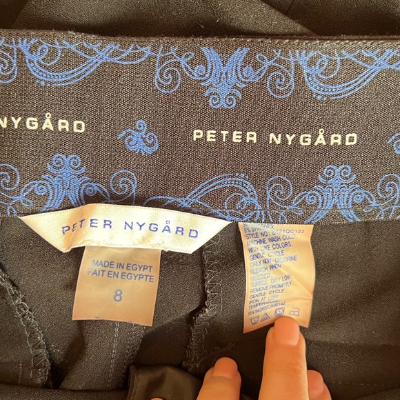 Peter Nygard Pants & Jumpsuits Belk Peter Nygard Black Dress Pant Flare Leg Size 8 Stretchy